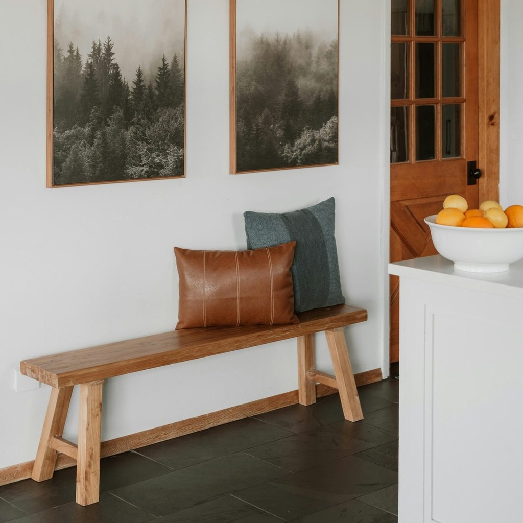 [LVW-BNC] Banc Souss en chêne massif, 160 cm