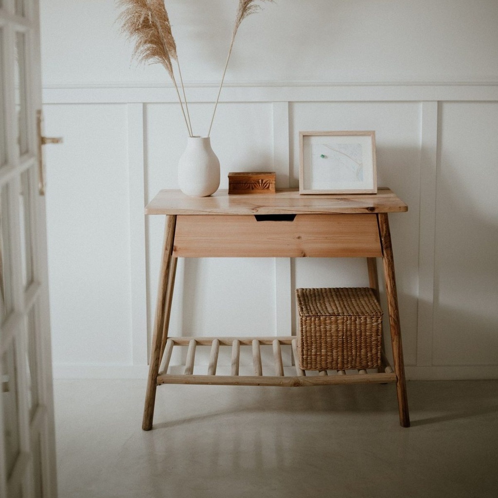 [LVW-CSL] Console d'entrée Médina en noyer, 120 cm