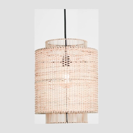 Suspension en rotin tressé, diamètre 45 cm